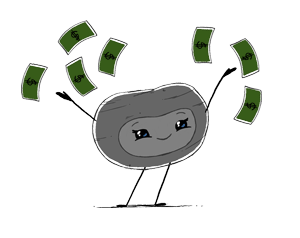 Gif animé argent